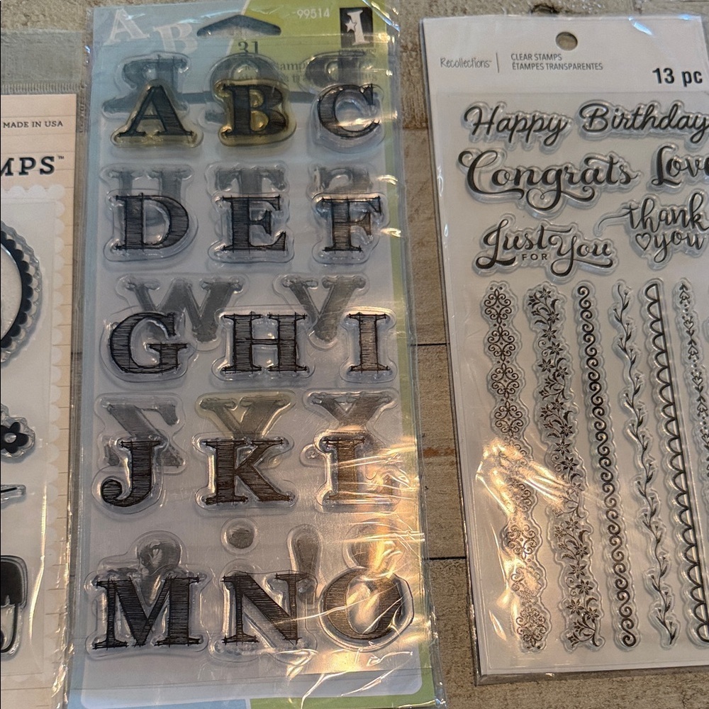 NWT Lot of Assorted Clear Stamps Sets-9 packs‎ - Picture 9 of 11